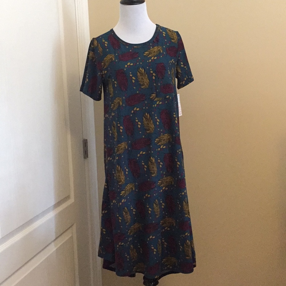 NWT LulaRoe leaf Carly legging material XS